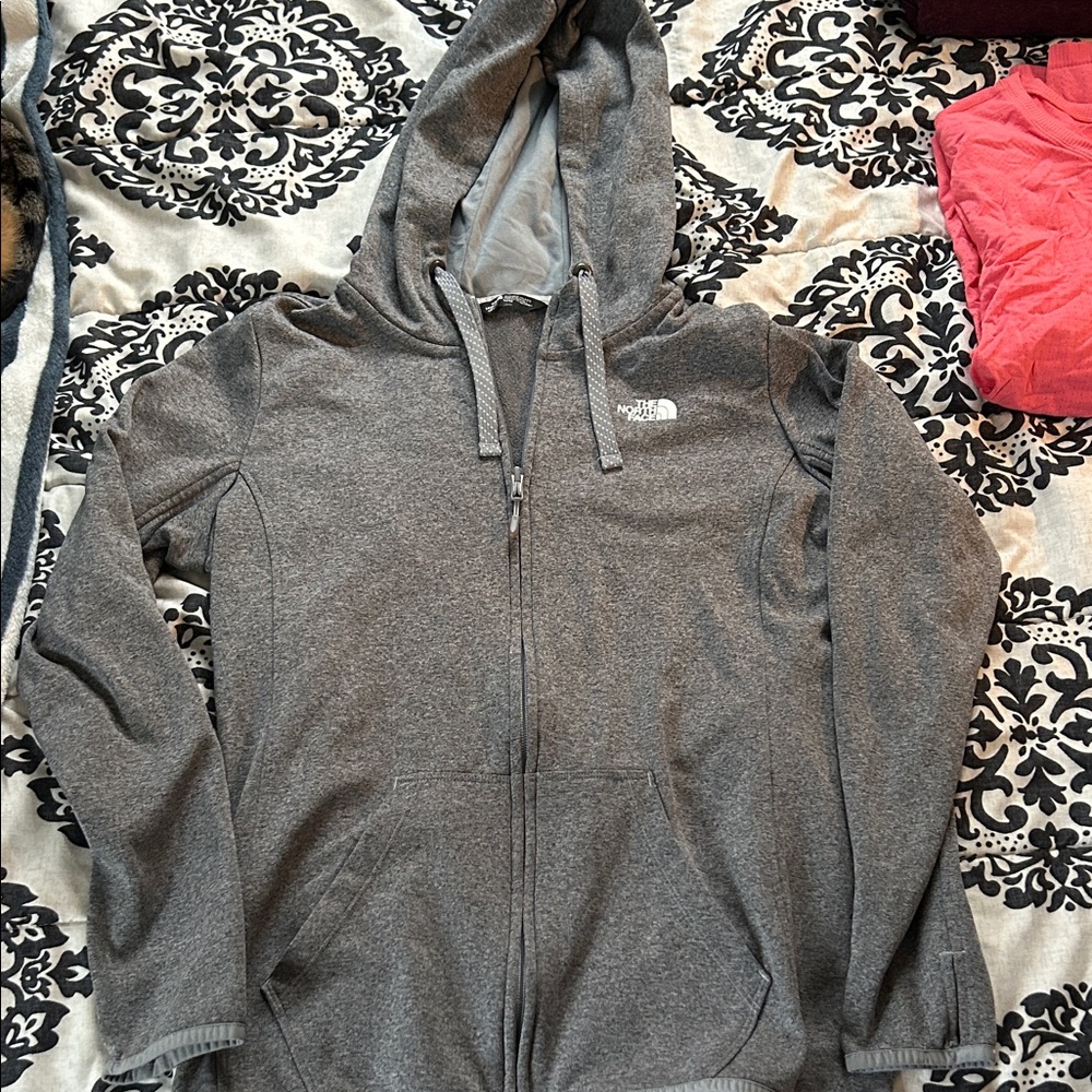 The North Face Charcoal Full-Zip Hoodie